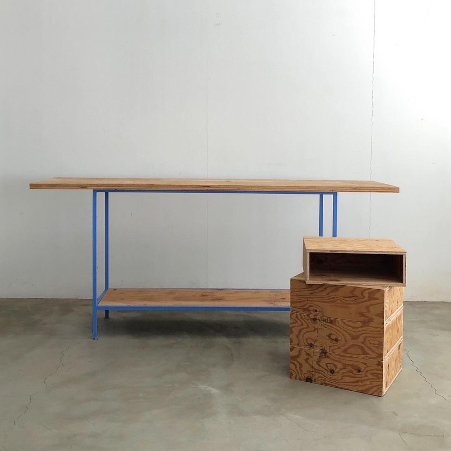【OUTLET】WORK DESK(STACKING BOX CABINET) PROT TYPE