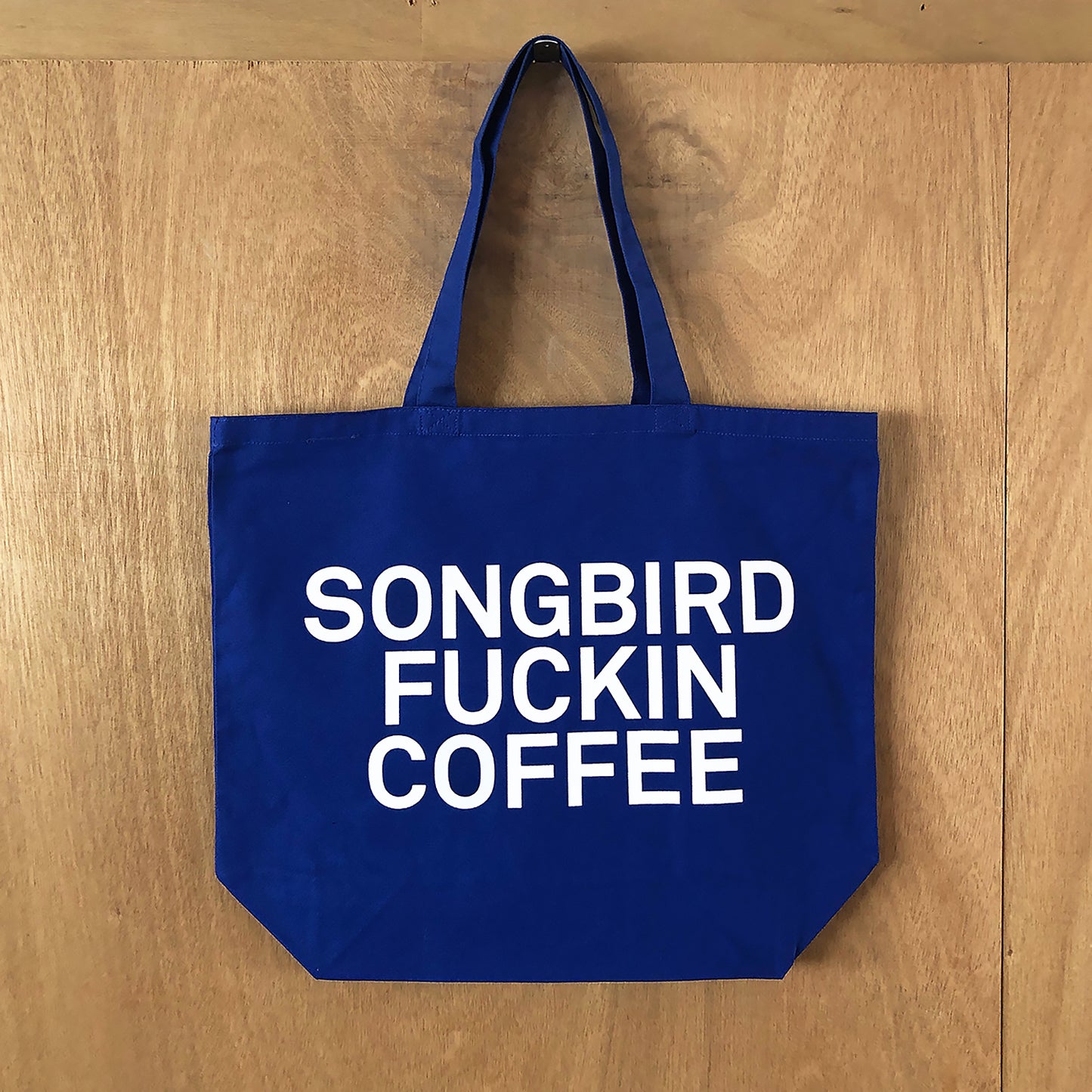 SONGBIRD FUCKIN COFFEE TOTE