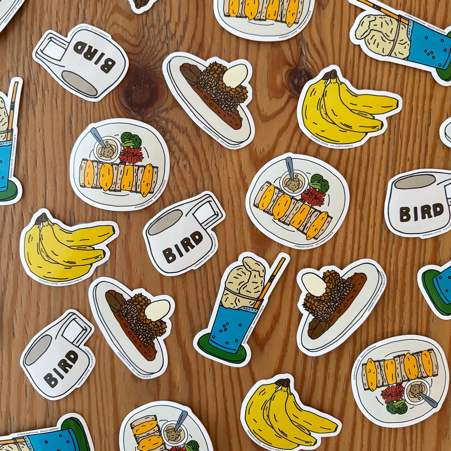 SONGBIRD COFFEE 5 STICKER SET(ステッカー5 枚セット)