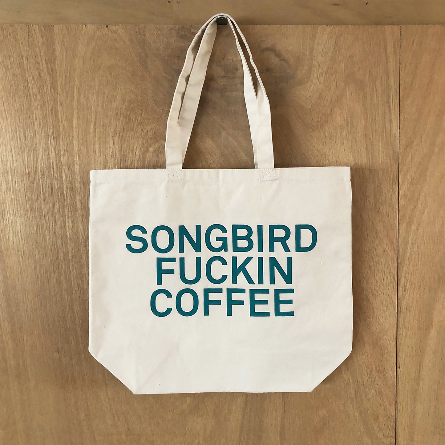 SONGBIRD FUCKIN COFFEE TOTE