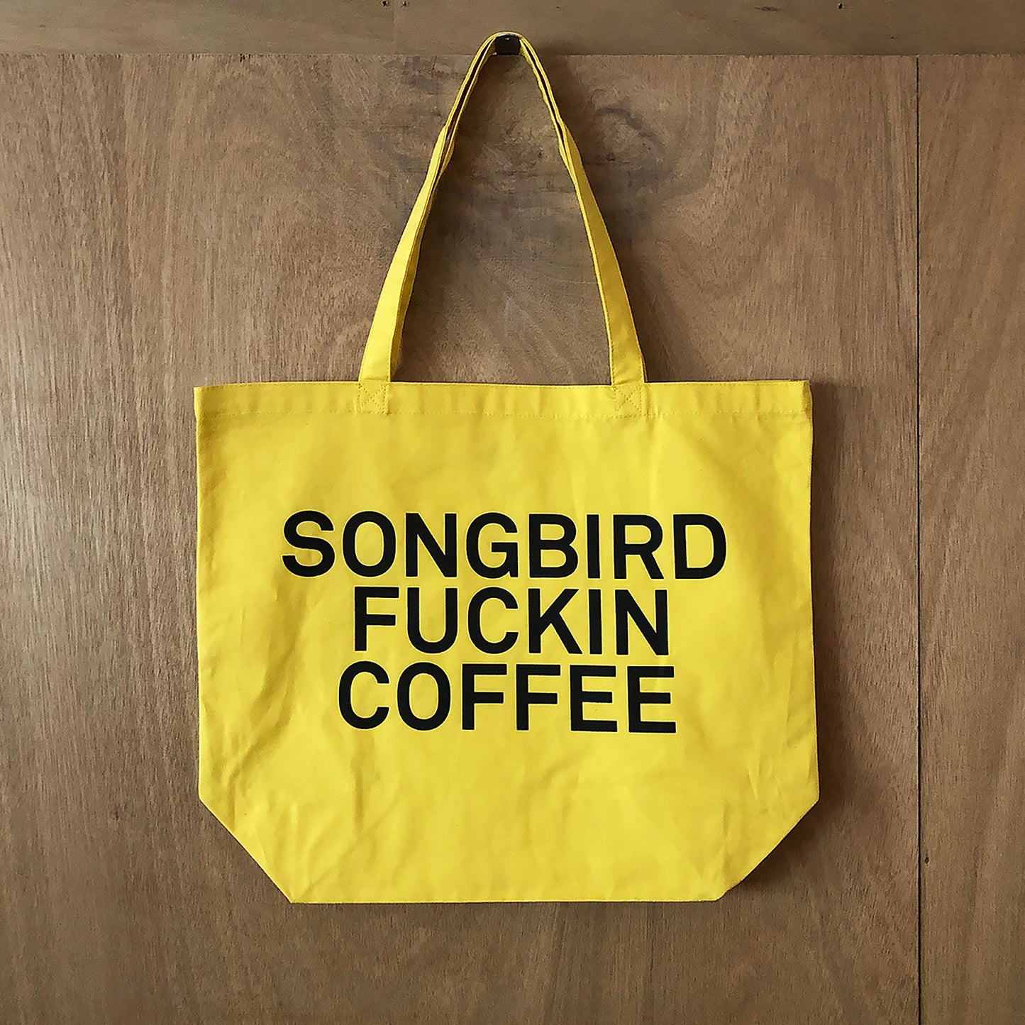 SONGBIRD FUCKIN COFFEE TOTE